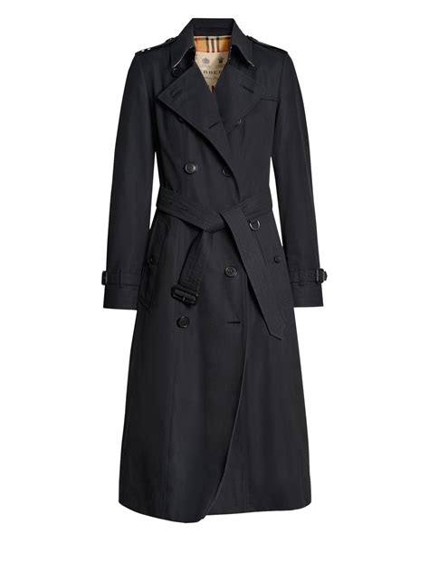 burberry chelsea trench coat long|Burberry Chelsea belted trench coat.